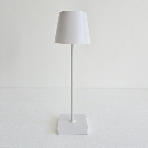 Cordless/Wireless White Table Lamp